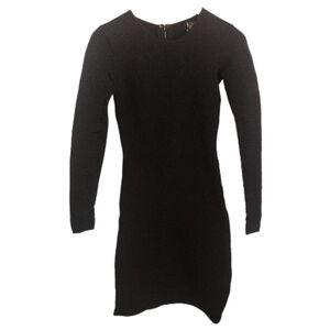 Torn By Ronny Kobo Black Long Sleeve Bodycon Bandage Dress S Revolve Nightingale
